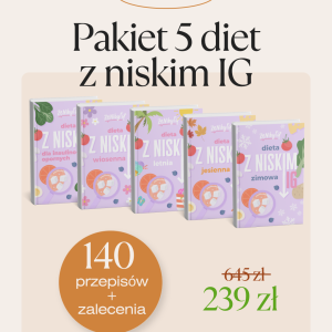 Pakiet 5 diet z niskim IG